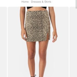 Leapord skirt